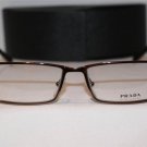 Brand New PRADA Eyeglass Mod. VPR 71I Col. 1BI-1O1 52-16-135 & Case W/STONES!!!