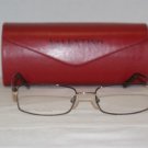 Brand New Valentino 5283 Gold & Brown 52-17 Eyeglasses: Mod. 5283 (0X91) & Case