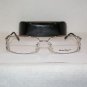 Brand New Salvatore Ferragamo 1774 Silver 55-16 Eyeglasses: Mod. 1774B & Case