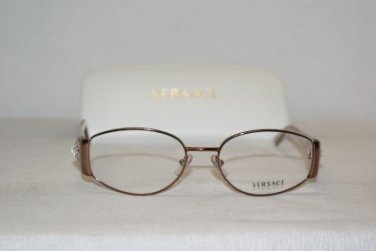 Brand New Versace 1123-B Brown 53-17 Eyeglasses: Mod. 1123-B & Case