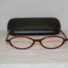 Brand New Ralph Lauren 649 Red 47-16 Eyeglasses: Mod. 649 & Case