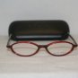 Brand New Ralph Lauren 649 Red 47-16 Eyeglasses: Mod. 649 & Case