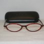 Brand New Ralph Lauren 649 Red 47-16 Eyeglasses: Mod. 649 & Case