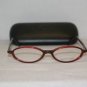 Brand New Ralph Lauren 649 Red 47-16 Eyeglasses: Mod. 649 & Case