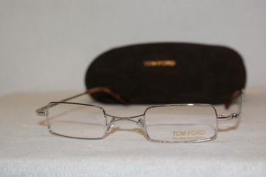 Brand New Tom Ford TF 5170 Silver (018) Eyeglasses: Mod. 5170 42-24 & Case
