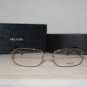 New Prada 60M Shiny Bronze 54-17 Eyeglasses: Mod. VPR 60M (1BI-1O1) & Case