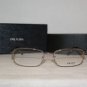 New Prada 60M Shiny Bronze 54-17 Eyeglasses: Mod. VPR 60M (1BI-1O1) & Case