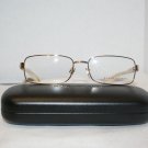 New Ralph Lauren 5028 Shiny Gold 5028 Eyeglasses: Mod. 5028 (9063) 53-16 & Case
