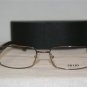 New Prada 51L Shiny Brown 53-17 Eyeglasses: Mod. VPR 51L (4AC-1O1) 53-17 & CaseL