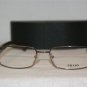 New Prada 51L Shiny Brown 53-17 Eyeglasses: Mod. VPR 51L (4AC-1O1) 53-17 & CaseL