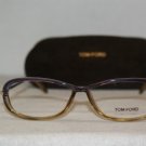 New Tom Ford 5139 Purple on Yellow Eyeglasses: Mod. TF 5139 (083) 55-12 & Case