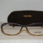 New Tom Ford 5139 Purple on Yellow Eyeglasses: Mod. TF 5139 (083) 55-12 & Case