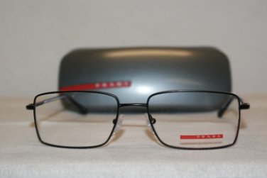 New Prada Sport VPS 58A Black 1BO-1O1 Eyeglasses: Mod. VPS58A 53-17 & Case