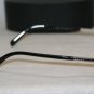 New Prada 60N Silver & Black Eyeglasses: Mod. VPR 60N (2BB-1O1) 54-17 & Case