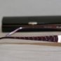 New Saks Fifth Avenue 232 Brushed Ruby (DX9) Eyeglasses: Mod. 232 51-17 & Case