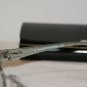 New Saks Fifth Avenue 232 Shiny Nickel (ERB) Eyeglasses: Mod. 232 51-17 & Case