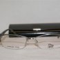 New Saks Fifth Avenue 232 Shiny Nickel (ERB) Eyeglasses: Mod. 232 51-17 & Case