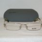 New Miu Miu 55E Silver 49-16 Eyeglasses: Mod VMU 55E (1BC) & Case