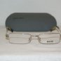 New Miu Miu 55E Silver 49-16 Eyeglasses: Mod VMU 55E (1BC) & Case