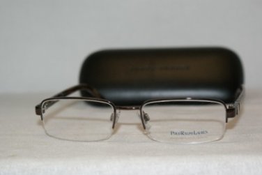 New Polo Ralph Lauren Shiny Brown Eyeglasses: Mod. 1043 (9011) 52-18 & Case