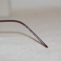 New Giorgio Armani GA122 Purple HG7 Eyeglasses: Mod. GA 122 46-21 & Case