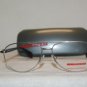 New Prada Sport VPS 53B Silver 1AP-1O1 Eyeglasses: Mod. VPS53B 56-14 & Case