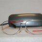 New Prada Sport VPS 53B Silver 1AP-1O1 Eyeglasses: Mod. VPS53B 56-14 & Case
