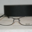 New Prada 58O Shiny Black 53-16 Eyeglasses: Mod. VPR 58O (FAR-1O1) & Case