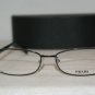 New Prada 58O Shiny Black 53-16 Eyeglasses: Mod. VPR 58O (FAR-1O1) & Case