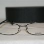 New Prada 58O Shiny Black 53-16 Eyeglasses: Mod. VPR 58O (FAR-1O1) & Case