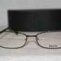 New Prada 58O Shiny Black 53-16 Eyeglasses: Mod. VPR 58O (FAR-1O1) & Case