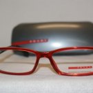 New Prada Sport VPS 04B Clear Red AB9-1O1 Eyeglasses: Mod. VPS04B 53-15 & Case