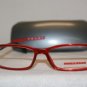 New Prada Sport VPS 04B Clear Red AB9-1O1 Eyeglasses: Mod. VPS04B 53-15 & Case
