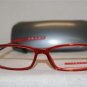 New Prada Sport VPS 04B Clear Red AB9-1O1 Eyeglasses: Mod. VPS04B 53-15 & Case