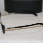 New Prada 61N Silver & Black Eyeglasses: Mod. VPR 61N (2BB-1O1) 53-17 & Case