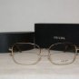New Prada 64M Gold/Tortoise 55-17 Eyeglasses: Mod. VPR 64M (AAX-1O1) & Case