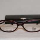 New Saks Fifth Avenue 241 Burgundy (JNS) Eyeglasses: Mod. 241 53-16 & Case