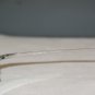 New Miu Miu 66A Shiny Silver 51-19 Eyeglasses: Mod. VMU 66A (1AP-1O1) & Case