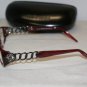 New Roberto Cavalli 494 Red 52-16 Eyeglasses: Mod. 494 Fucsite (068) & Case