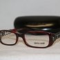 New Roberto Cavalli 494 Red 52-16 Eyeglasses: Mod. 494 Fucsite (068) & Case