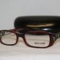 New Roberto Cavalli 494 Red 52-16 Eyeglasses: Mod. 494 Fucsite (068) & Case