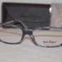 New Salvatore Ferragamo Eyeglass Mod. 2651-B Col. Lilac/Green 53-16-135 &Case