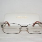 New Versace 1173 1001 Shiny Gunmetal 52-17 Eyeglasses: Mod. 1173 (1001) & Case