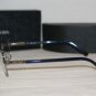 New Prada 63M Gunmetal 52-17 Eyeglasses: Mod. VPR 63M (5AV-1O1) & Case