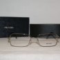 New Prada 63M Gunmetal 52-17 Eyeglasses: Mod. VPR 63M (5AV-1O1) & Case