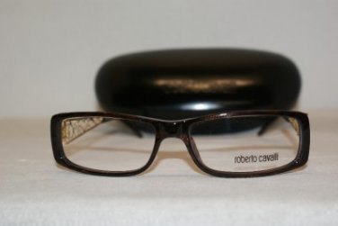 New Roberto Cavalli 418 Brown (U14) Eyeglasses: Mod. 0418 Turchese 53-14 & Case