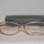 New Emporio Armani EA9099 Orange XR9 Eyeglasses: Mod. EA 9099 49-14 & Case