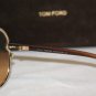 New Tom Ford 222 Leila Shiny Gold Sunglasses: Mod. TF 222 (28A) 63-14 & Case