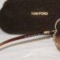 New Tom Ford 222 Leila Shiny Gold Sunglasses: Mod. TF 222 (28A) 63-14 & Case