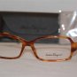 New Ferragamo Eyeglass Mod. 2640-B Col. Havana W/STONES!!! 53-15-135 &Case